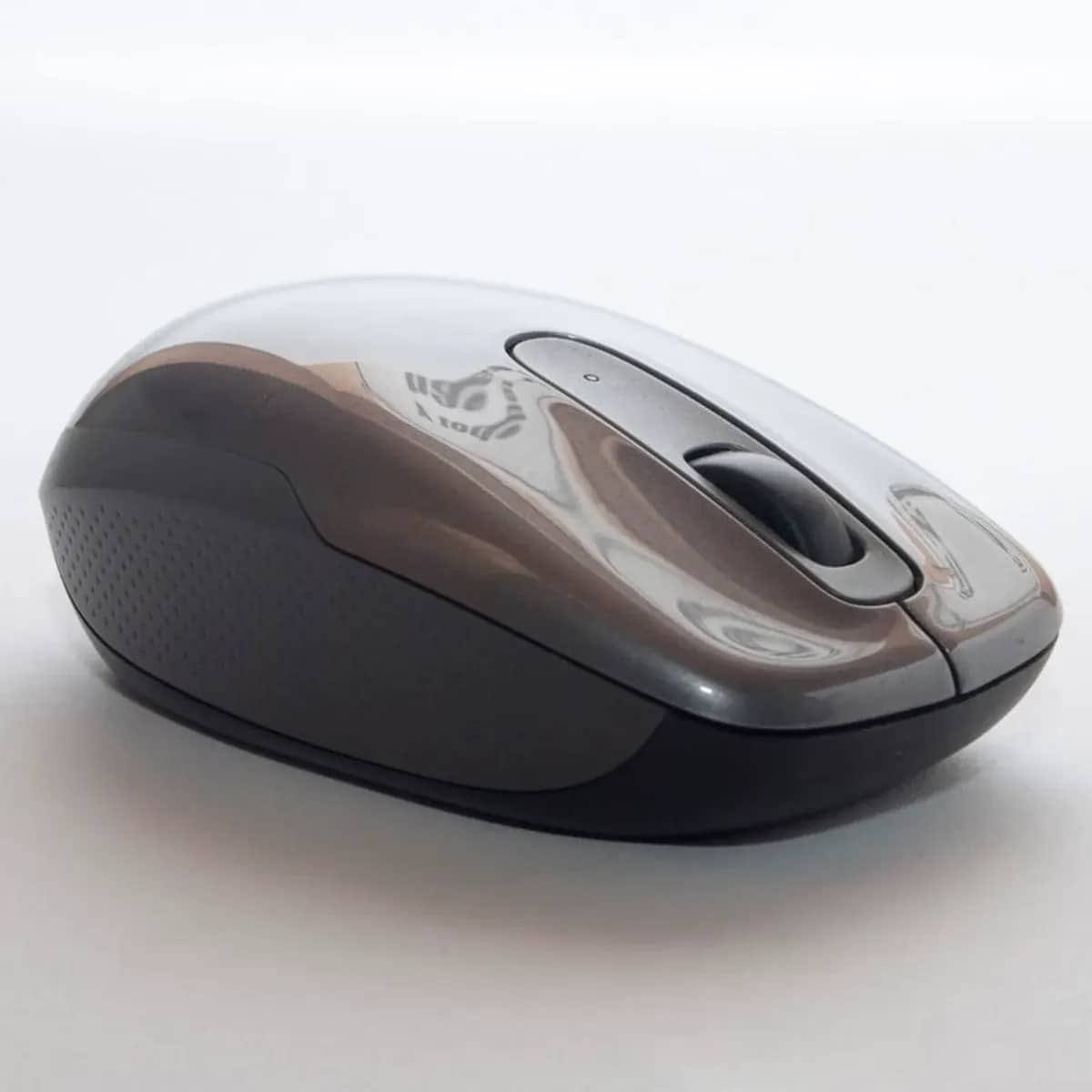 A low-profile keyboard beside a wireless mouse