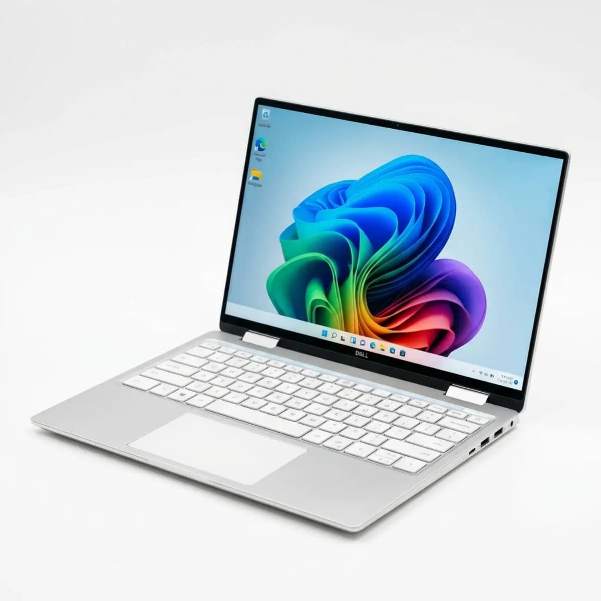 A Dell XPS 14 open on a desk