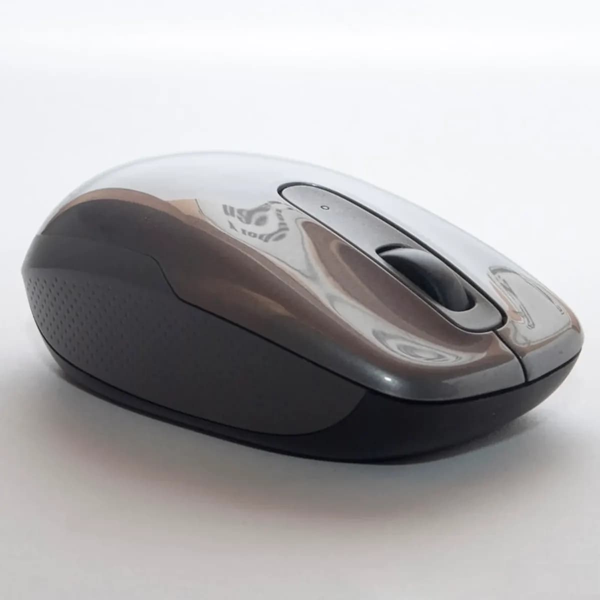 A low-profile keyboard beside a wireless mouse